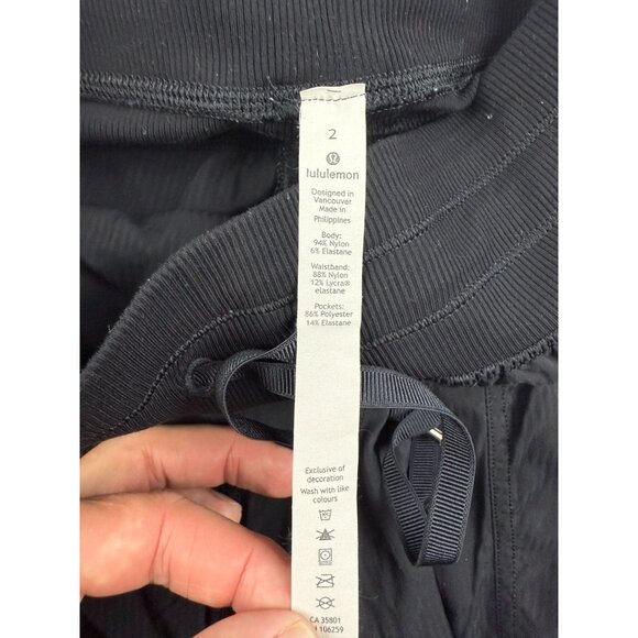 Lululemon Dance Studio Mid-Rise Jogger Full Length Size 2 Black - Picture 6 of 9